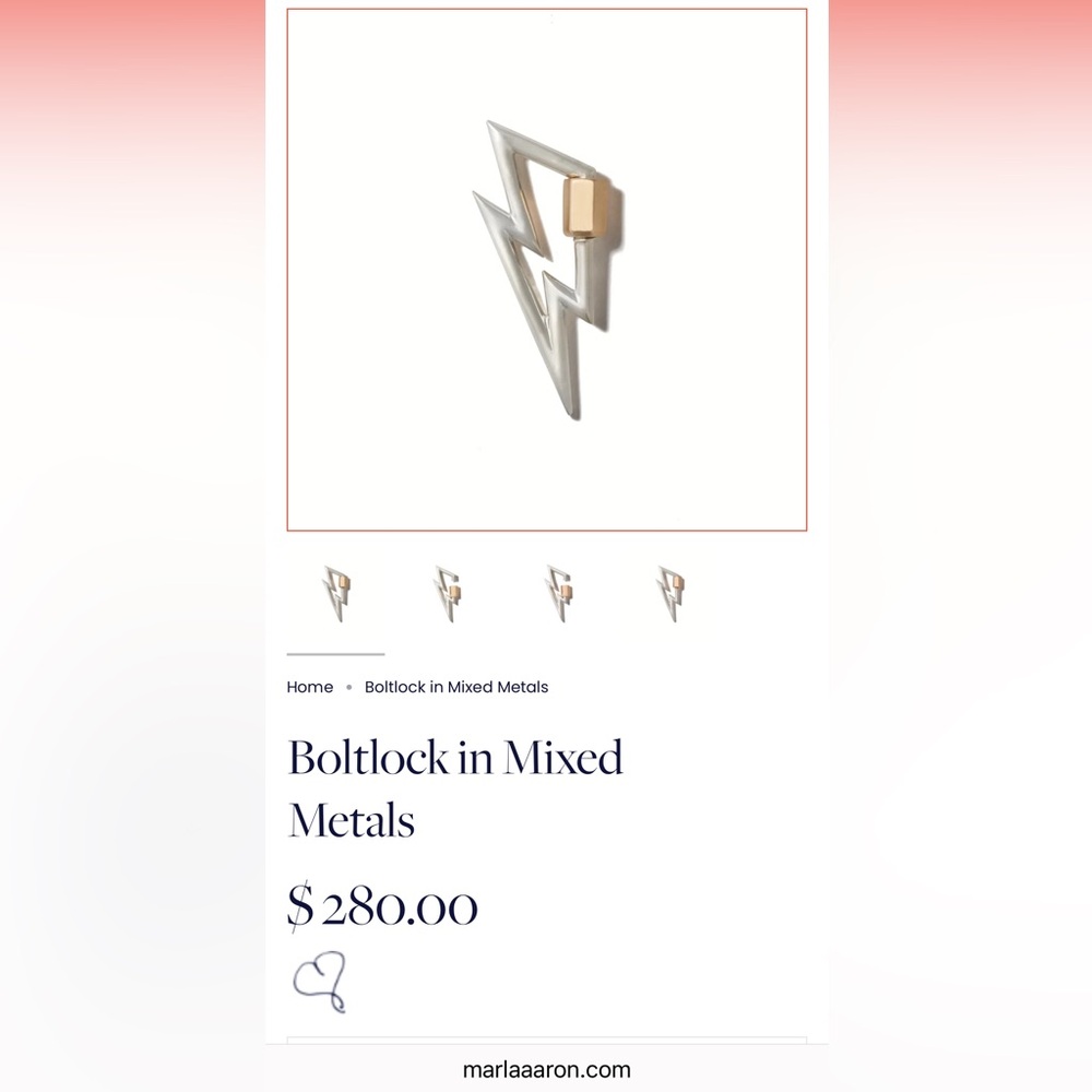 Marla Aaron Boltlock in Mixed Metals
